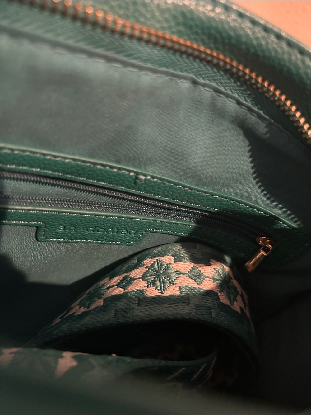 Ah-dorned Teal purse. - Picture 10 of 12